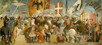 ピエロ デラ フランチェスカ Painting - ヘラクレイオスとホスローエスの戦い イタリア ルネサンス ヒューマニズム ピエロ デラ フランチェスカ
